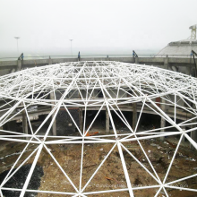 Le coût de la structure du cadre d&#39;espace en acier préfabriqué a utilisé des hangars de stockage de charbon